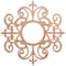 Ekena Millwork Dijon Wood Fretwork Pierced Ceiling Medallion, Cherry, 28"OD x 9 1/8"ID x 3/8"T CMWP28X28X0375DICH - alternate 1
